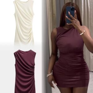 Zara Draped Mini Short Dress - Chic Style for Any Occasion